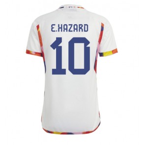 Belgium Eden Hazard #10 Replica Away Stadium Shirt World Cup 2022 Short Sleeve